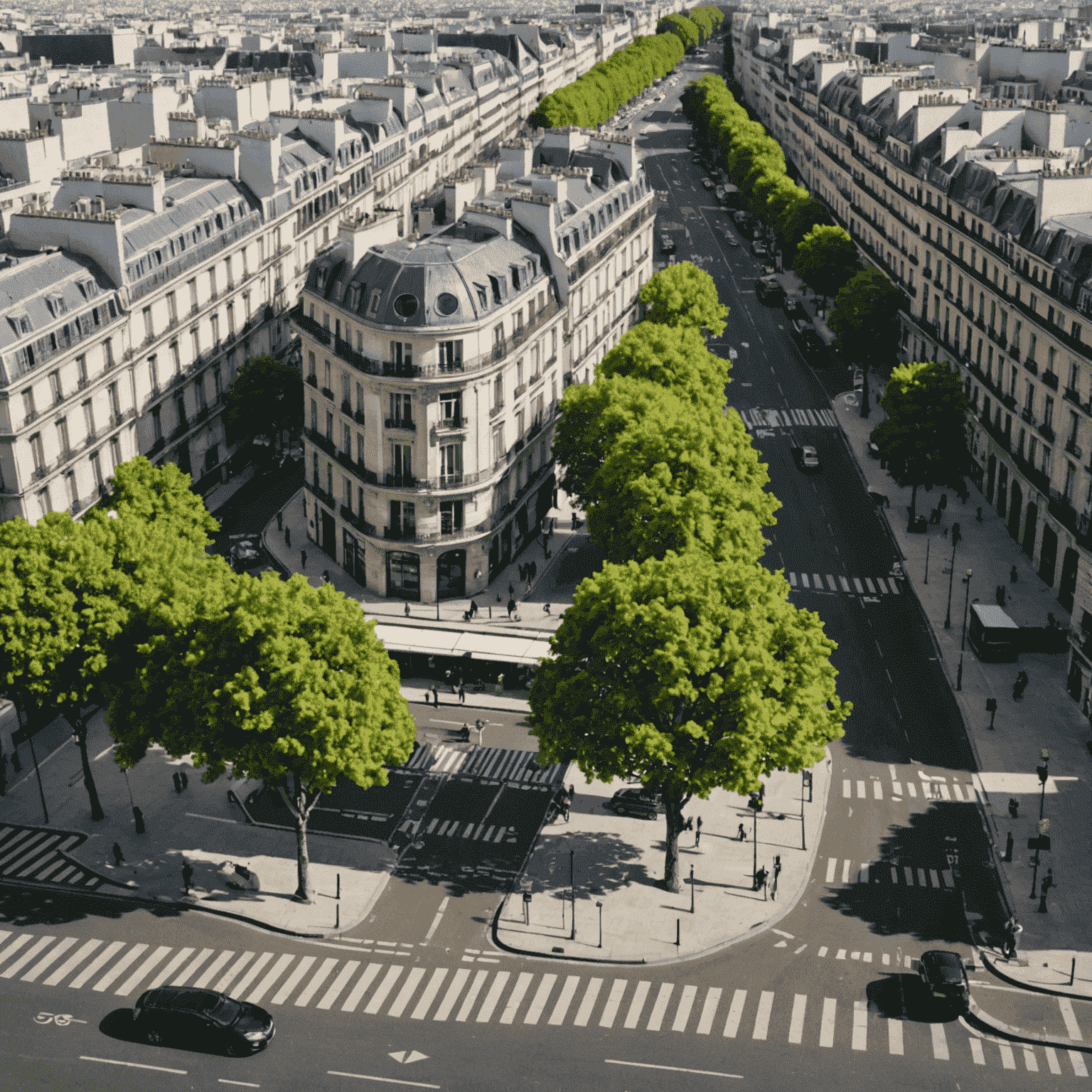 Carte montrant l'emplacement du bureau de PizzaFranchise au 123 Avenue des Champs-Élysées, Paris